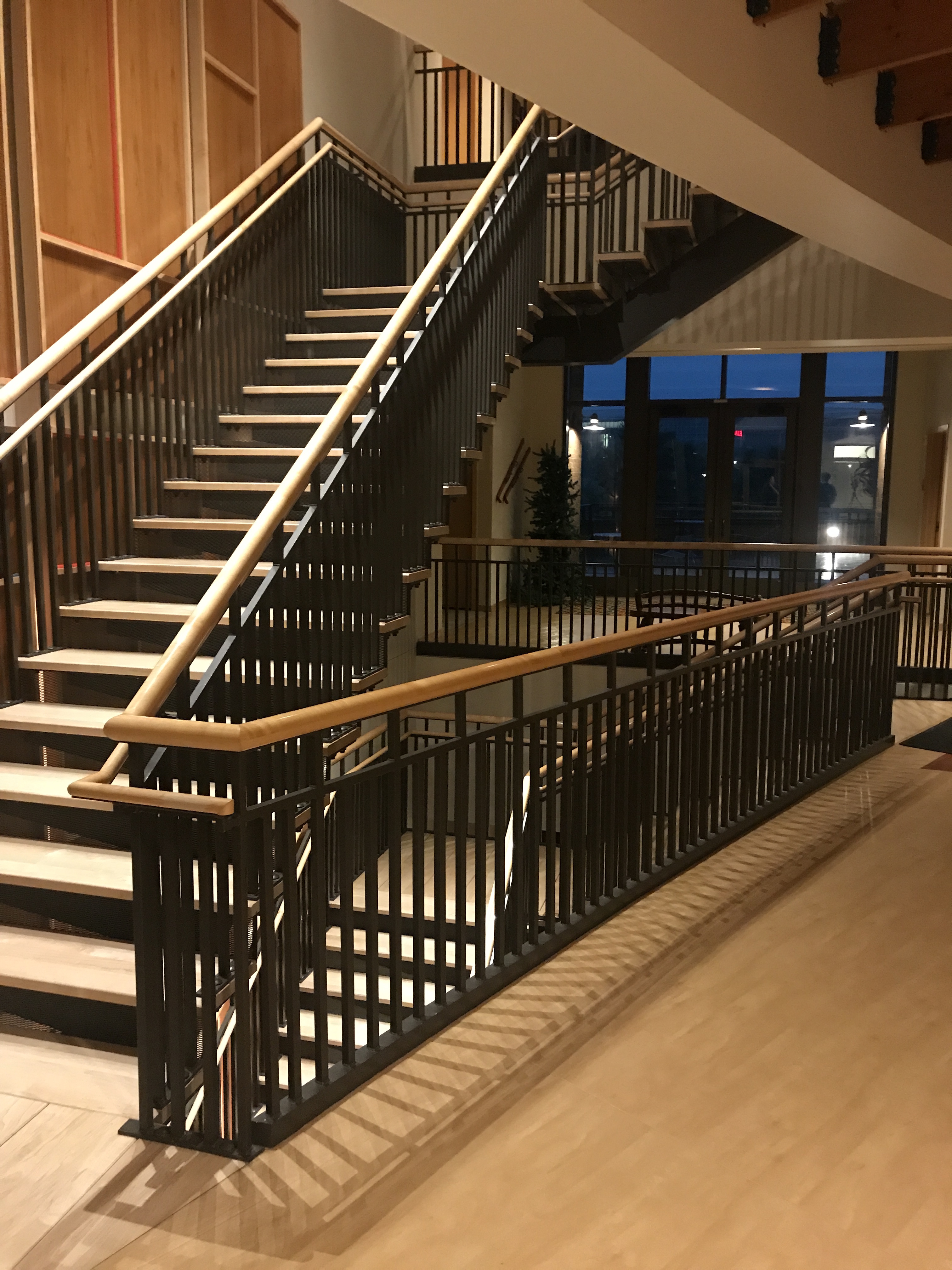 Commercial Stairs - Refinish